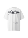 Sneakerhill Washed Digital Art Street Rap T-Shirt SP240704WR1T