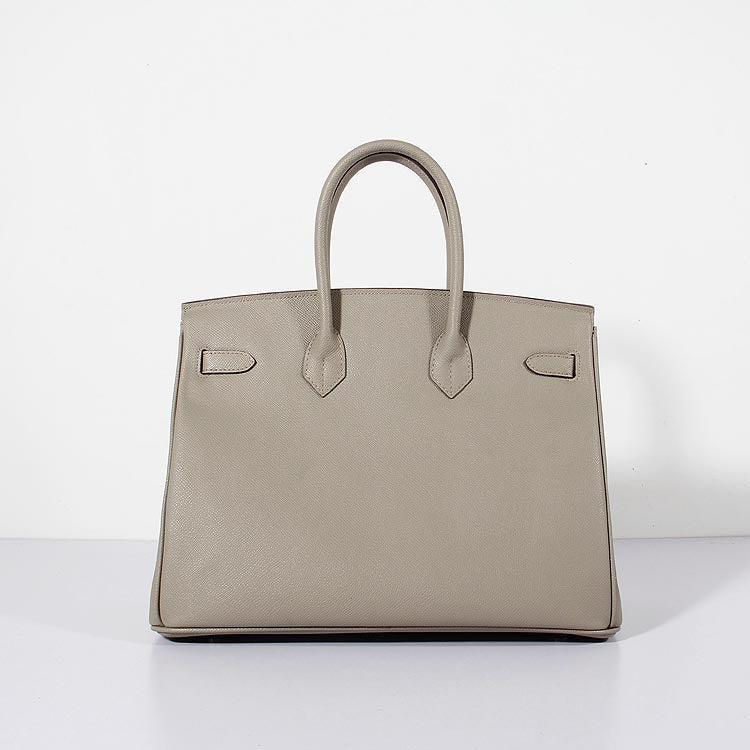 Birkin Bag Epsom Leather Grey Gold - sneakerlandnet