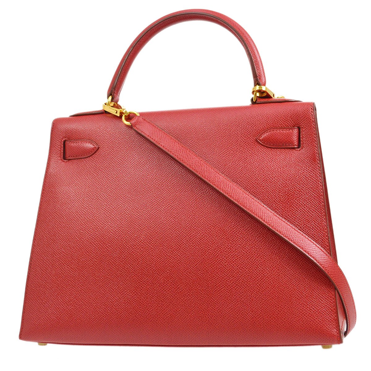 KELLY 28 SELLIER Rouge Vif Courchevel Kilta bags