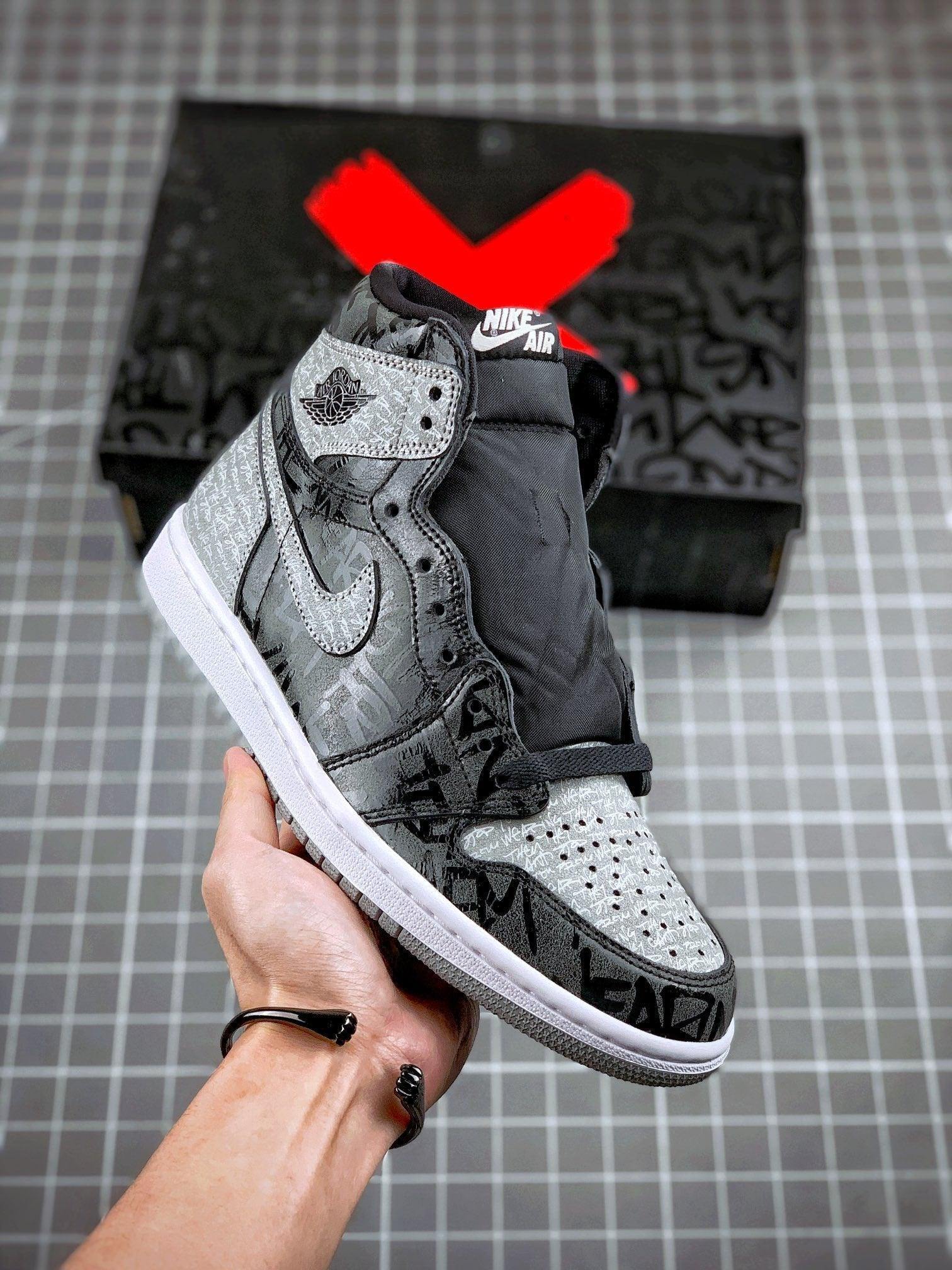 Custom Air Jordan 1 OG "Rebellionaire" Black Ash Rebellion sneakeronline