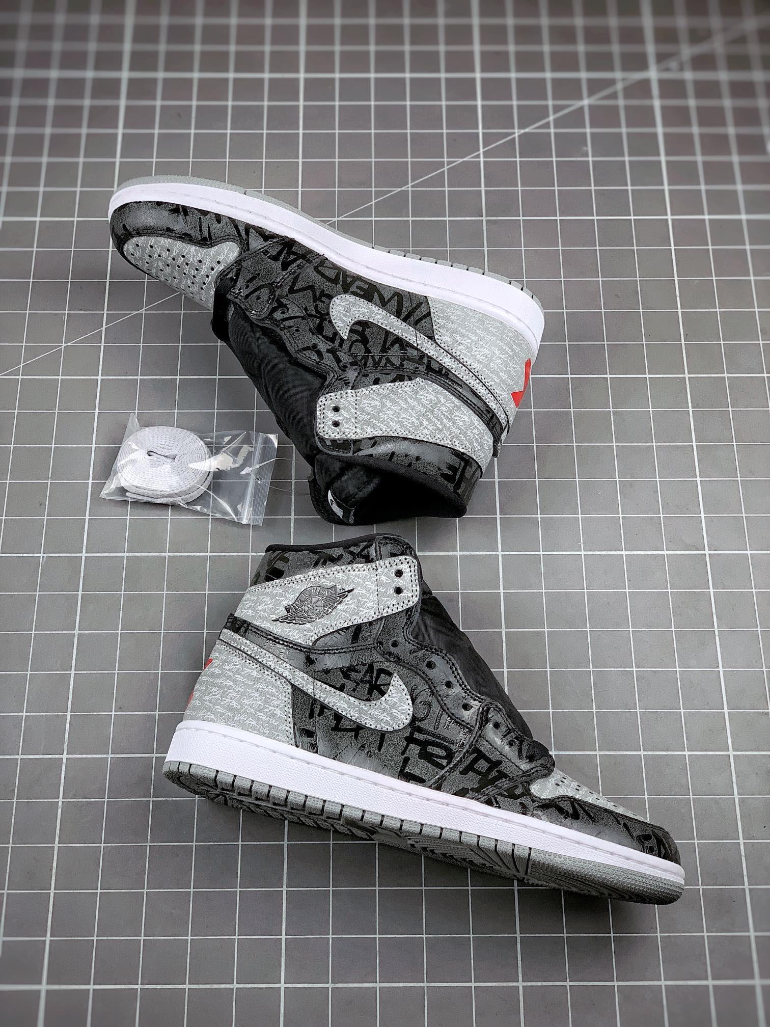 Custom Air Jordan 1 OG "Rebellionaire" Black Ash Rebellion sneakeronline