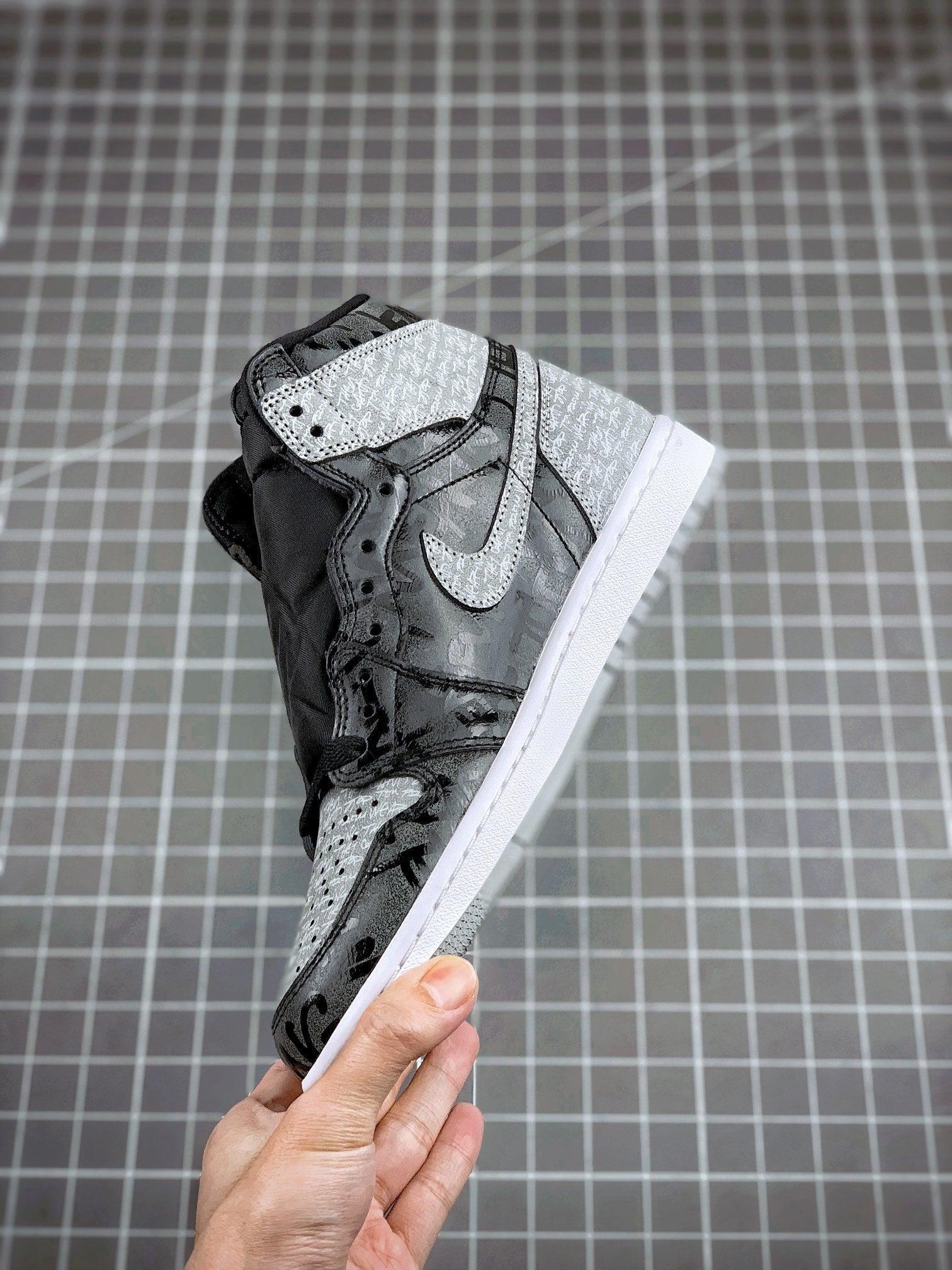 Custom Air Jordan 1 OG "Rebellionaire" Black Ash Rebellion sneakeronline