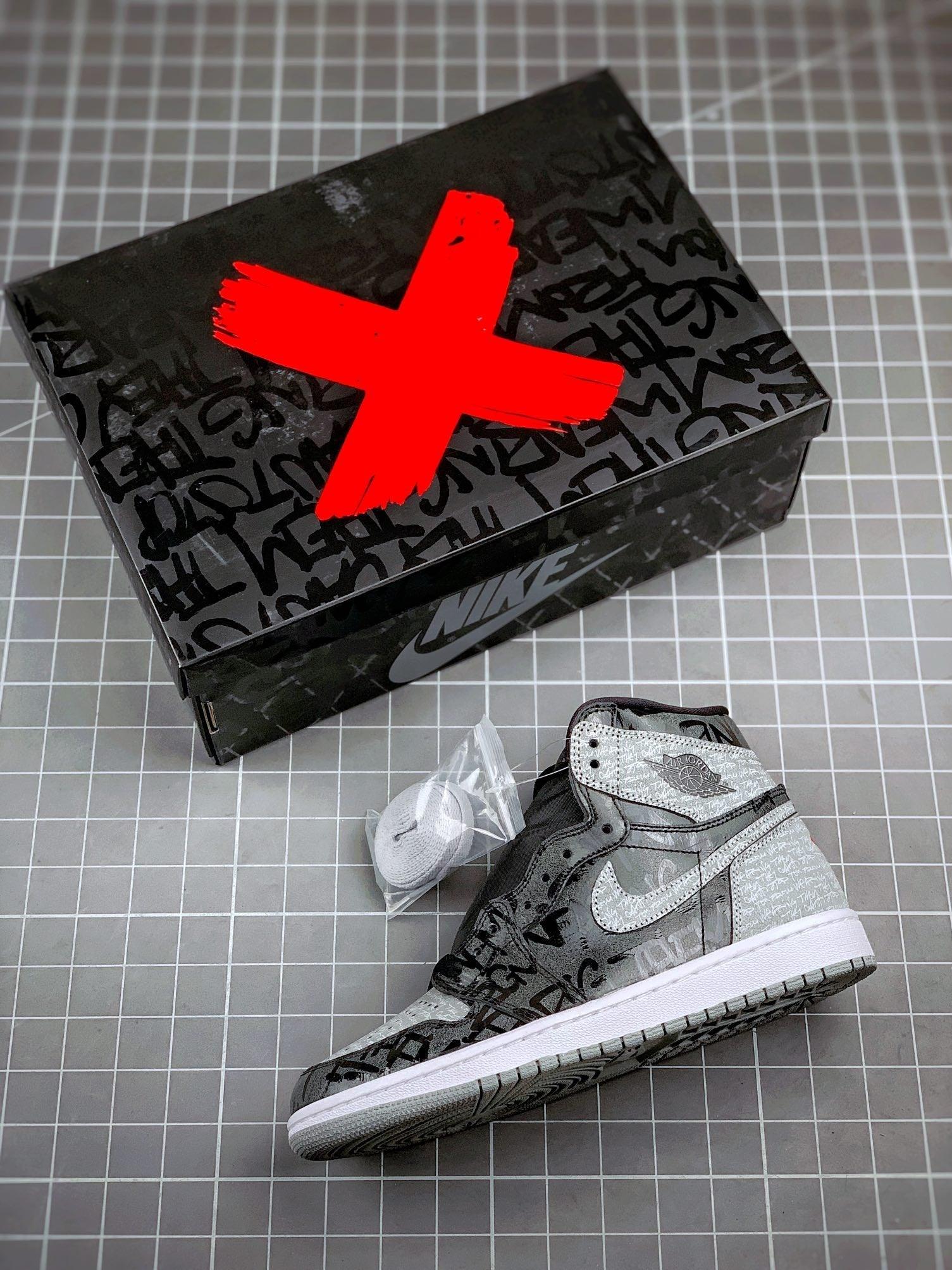 Custom Air Jordan 1 OG "Rebellionaire" Black Ash Rebellion sneakeronline