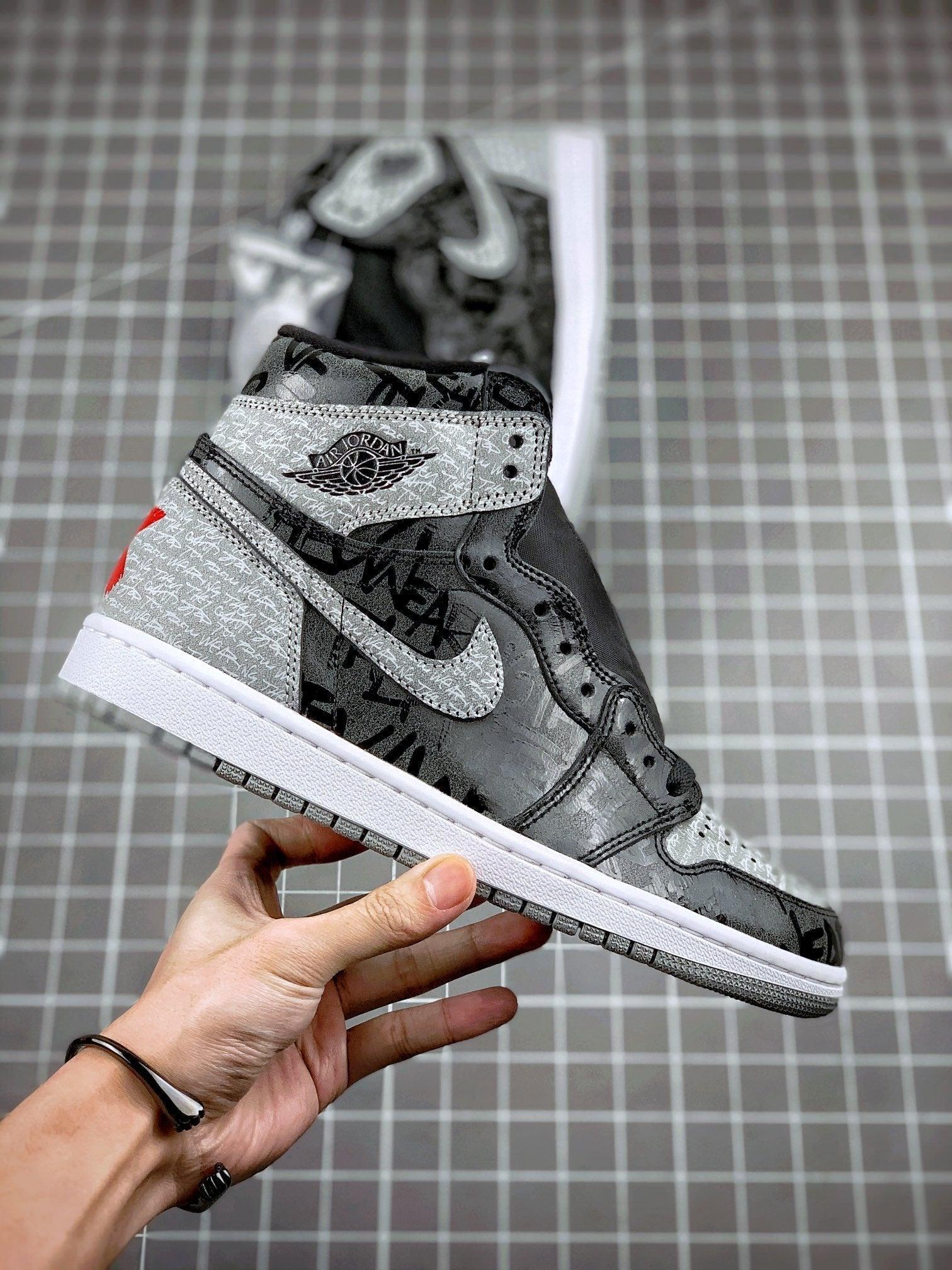 Custom Air Jordan 1 OG "Rebellionaire" Black Ash Rebellion sneakeronline