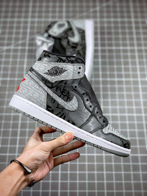 Custom Air Jordan 1 OG "Rebellionaire" Black Ash Rebellion sneakeronline