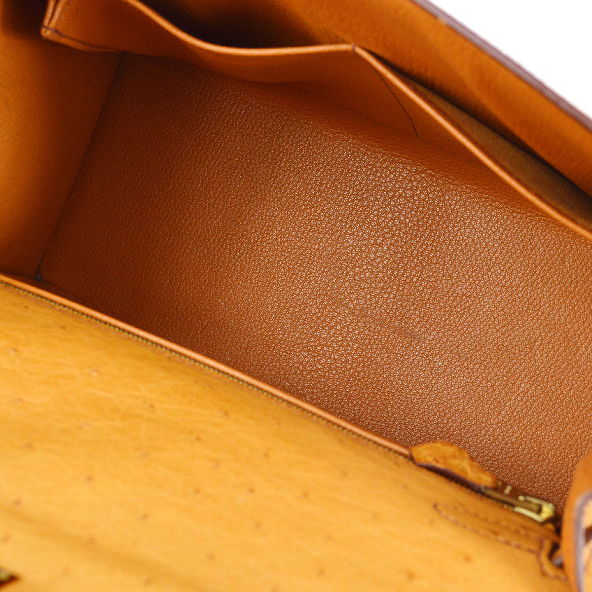 KELLY 28 SELLIER Chestnut Ostrich - sneakerlandnet