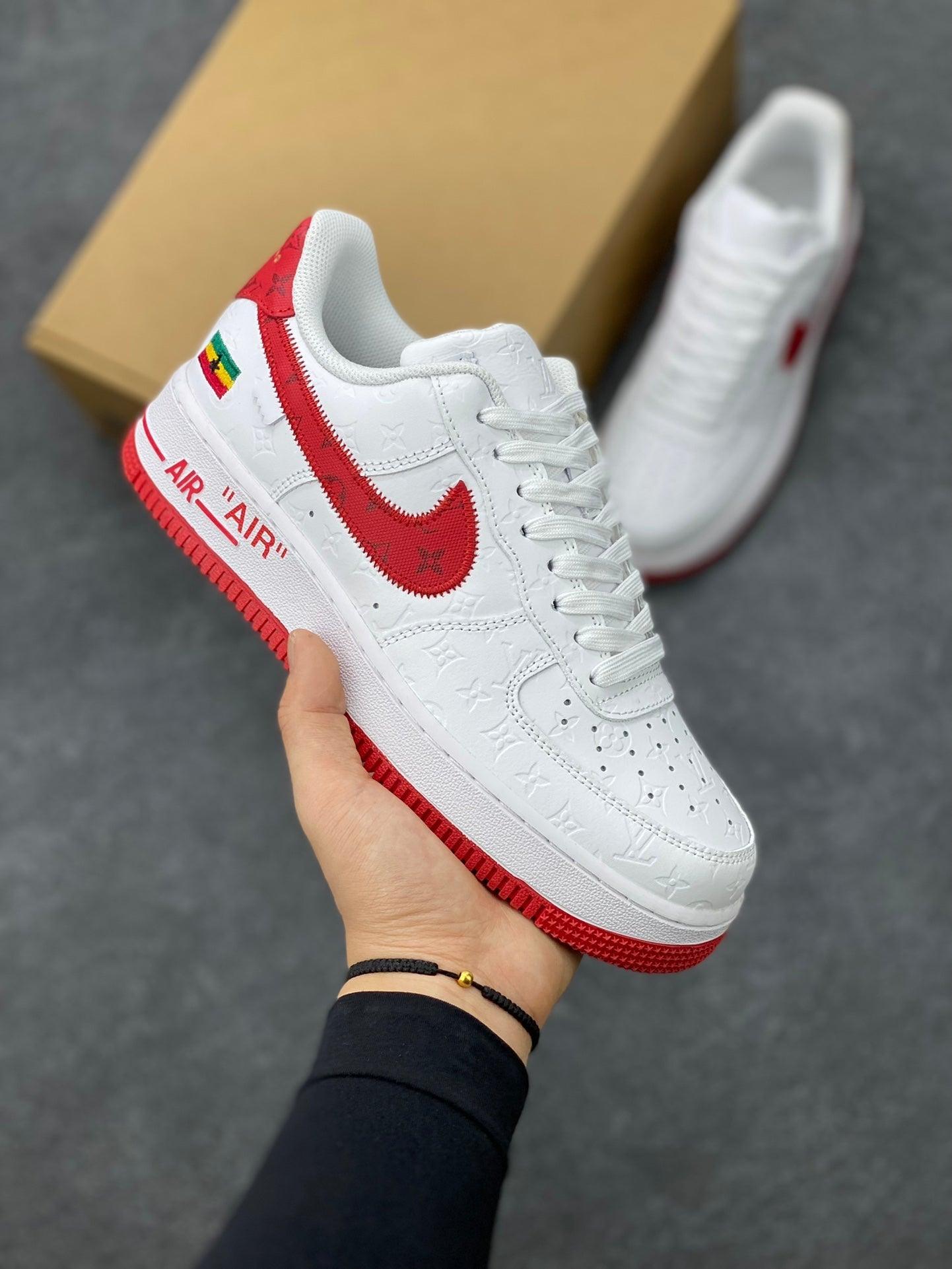 Custom Nk Air Force 1'07 x LV Low Air Sole LD0212 luxurysteps