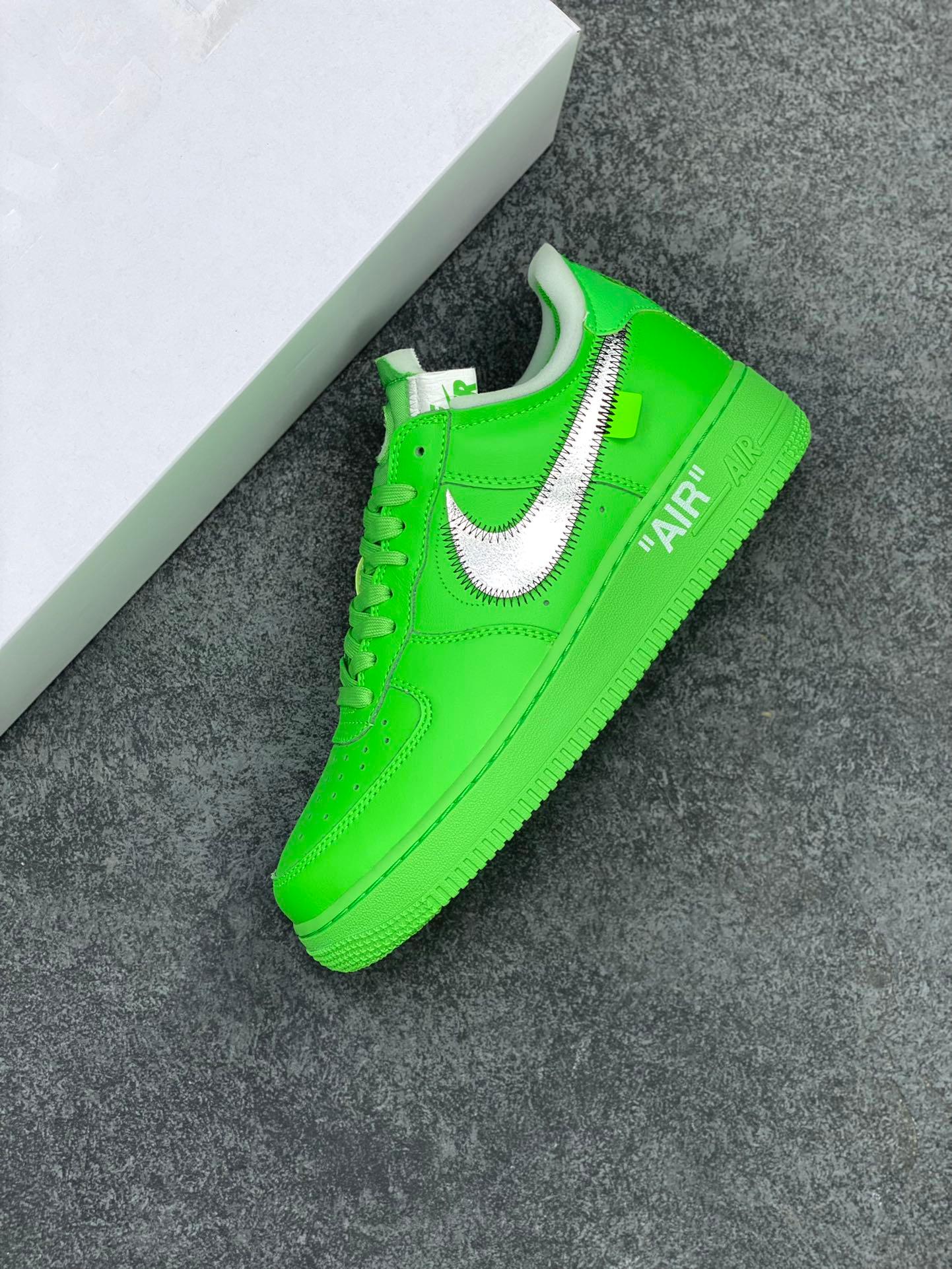 Custom Off Wht x Air Force 1 Low "Green" DX1419-300 luxurysteps