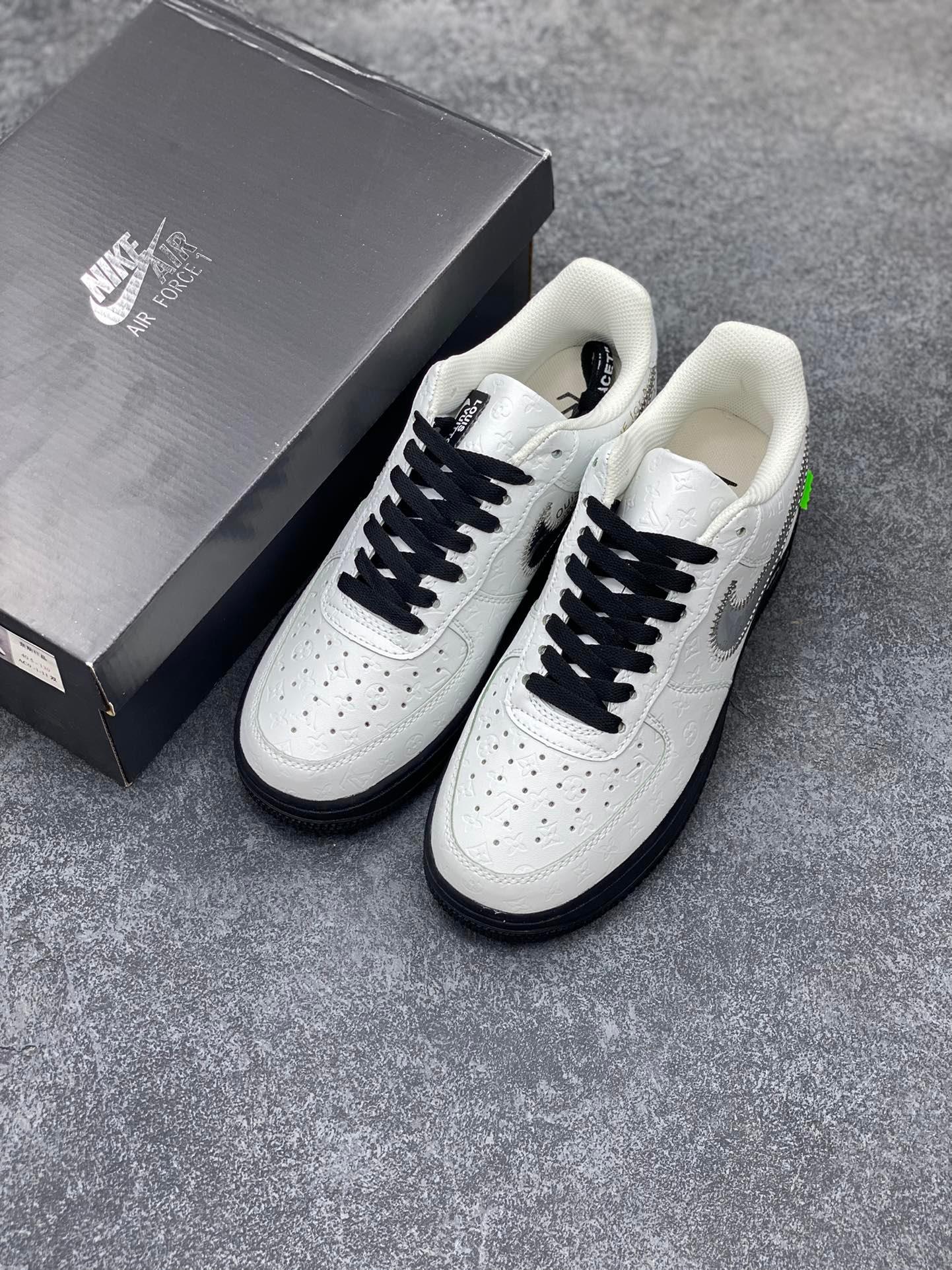 Custom LV x Off-wht x NK Air Force 1 1A9V9A luxurysteps