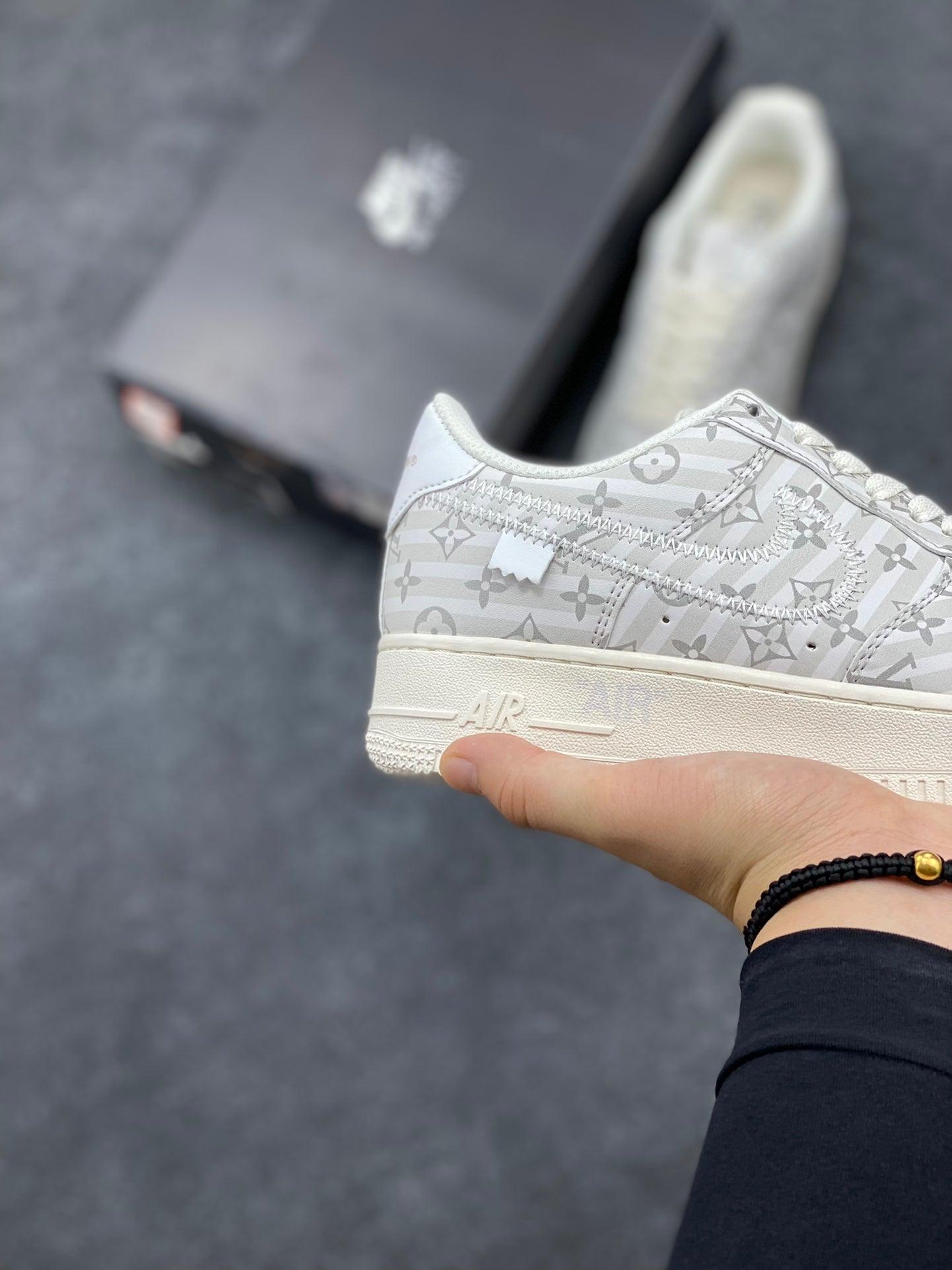 Custom LV x Off-wht x NK Air Force 1 1A9V9E luxurysteps