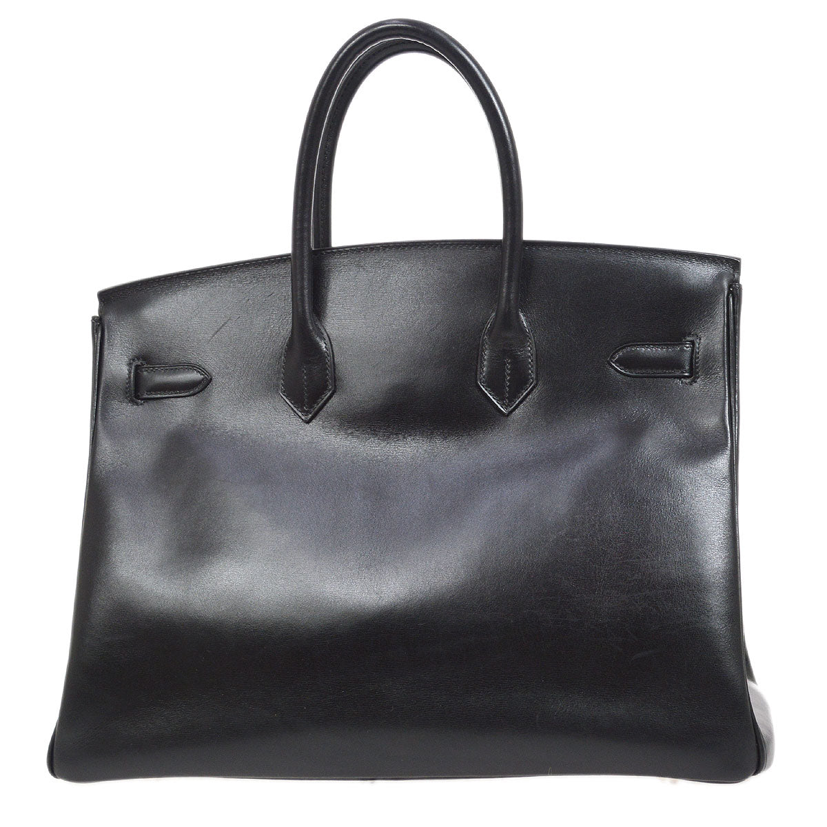 BIRKIN 35 Black Box calf Kilta bags