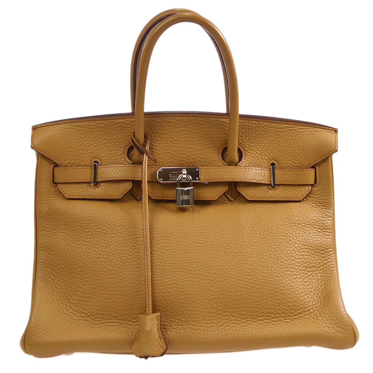 BIRKIN 35 Tabac camel Clemence Kilta bags