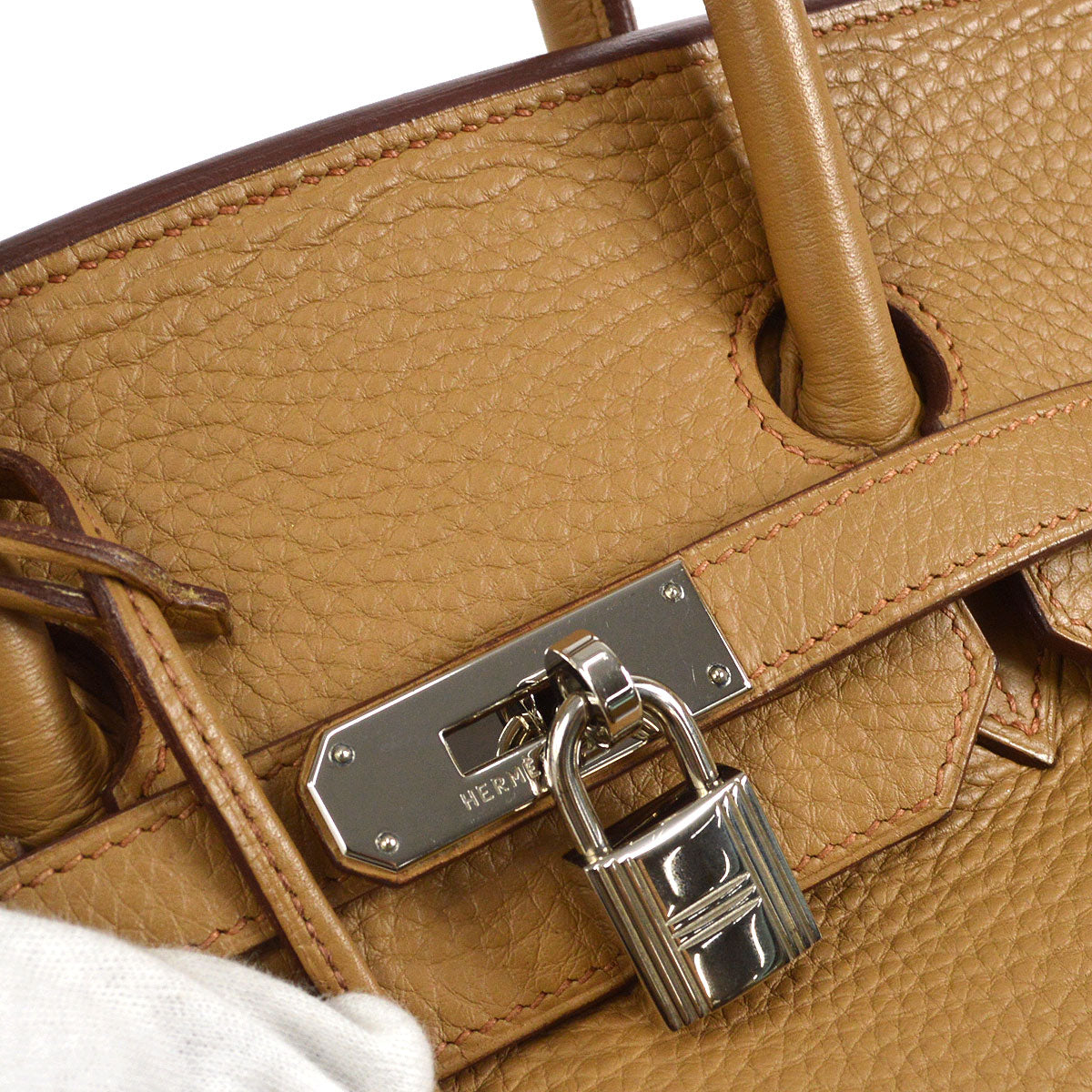 BIRKIN 35 Tabac camel Clemence Kilta bags