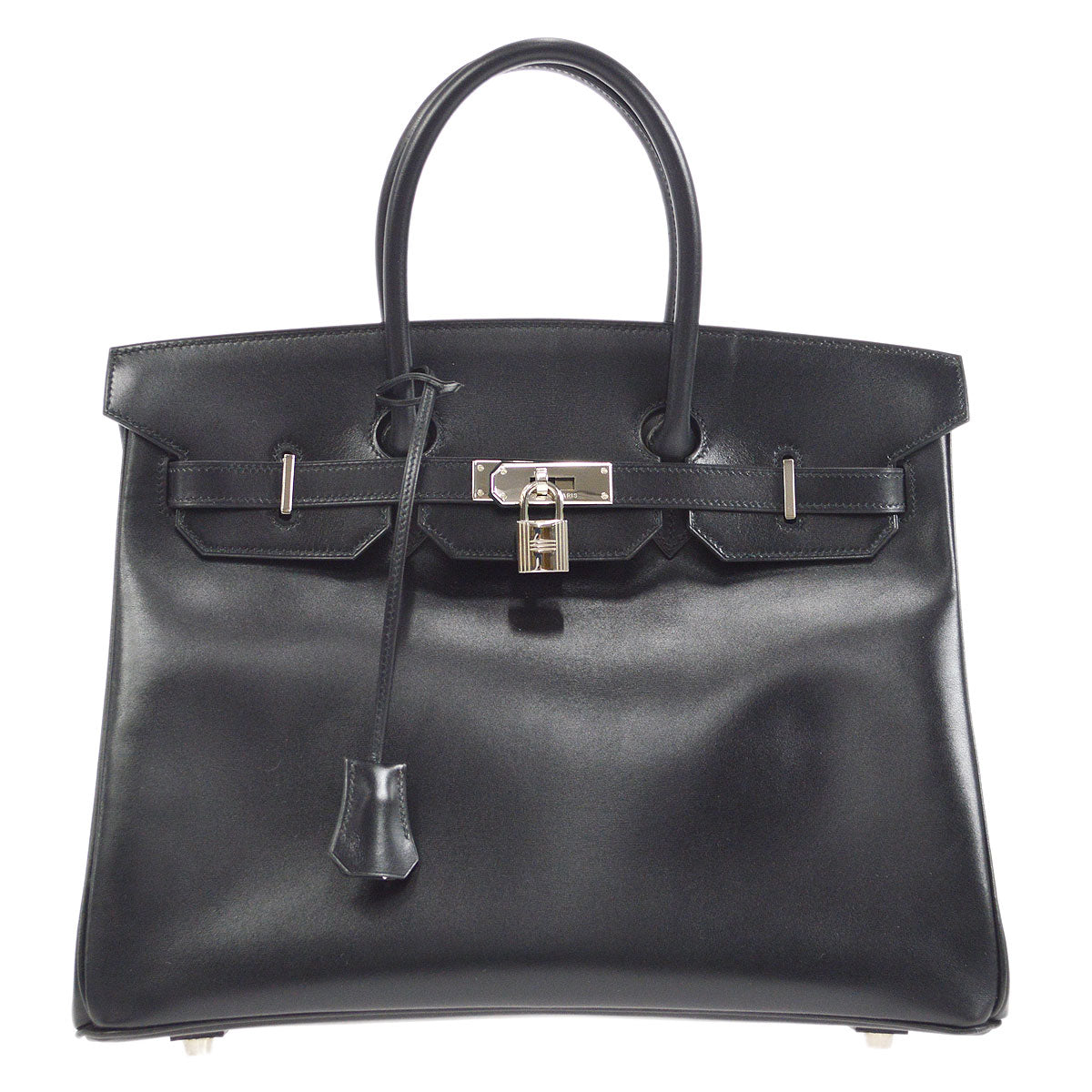 HERMES 1998 BIRKIN 35 Black Box Calf - sneakerlandnet