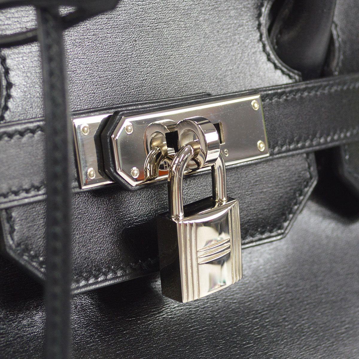 HERMES 1998 BIRKIN 35 Black Box Calf - sneakerlandnet