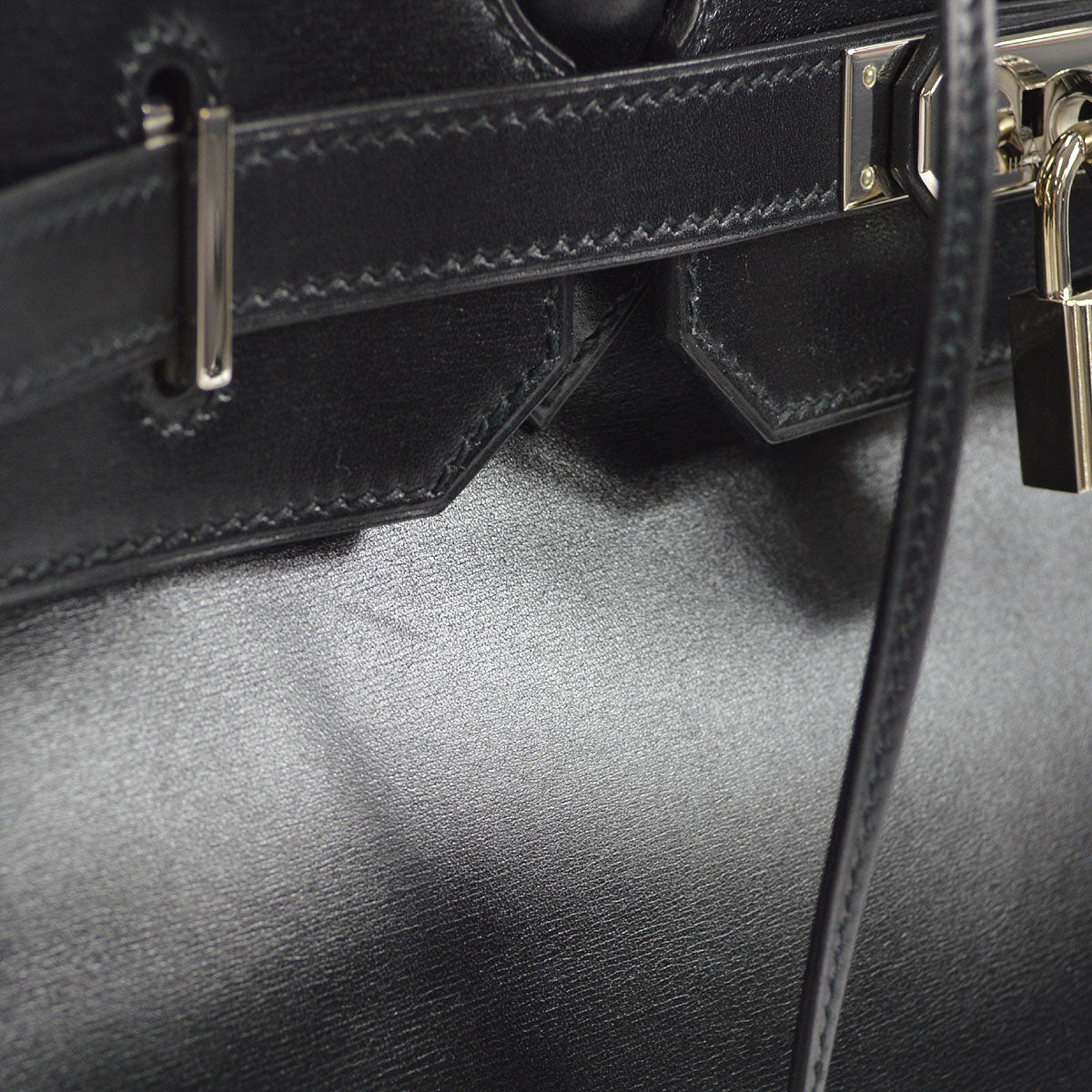 HERMES 1998 BIRKIN 35 Black Box Calf - sneakerlandnet