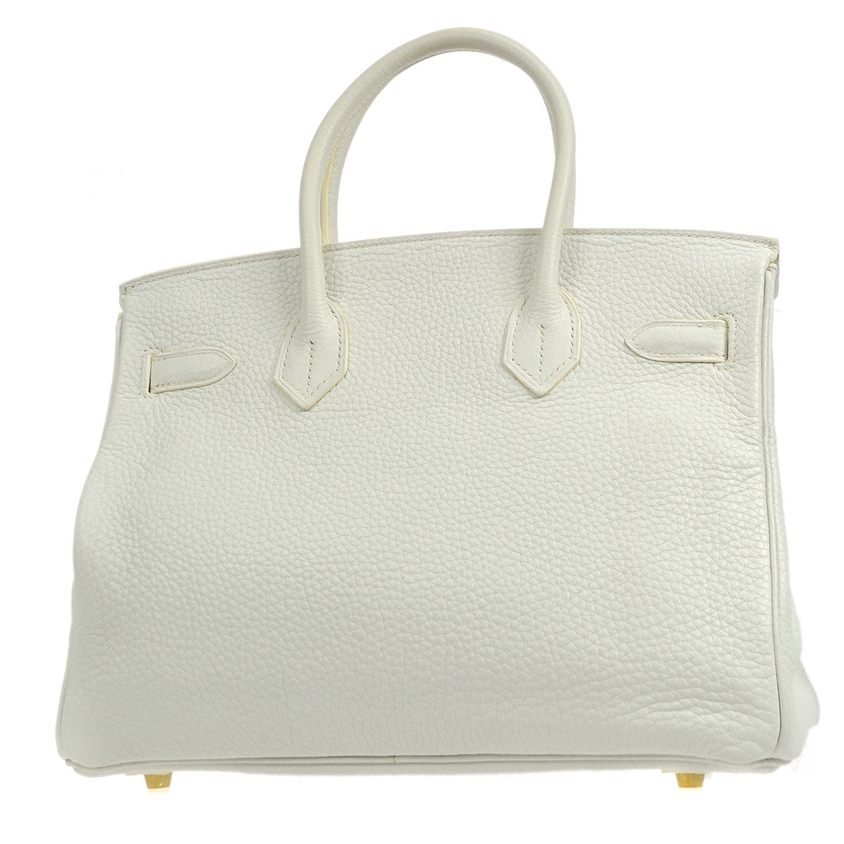 BIRKIN 30 White Clemence Kilta bags