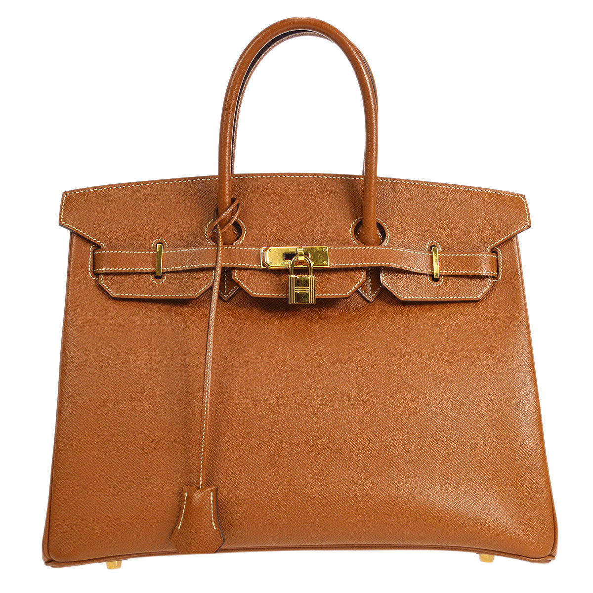 BIRKIN 35 Gold Courchevel Kilta bags