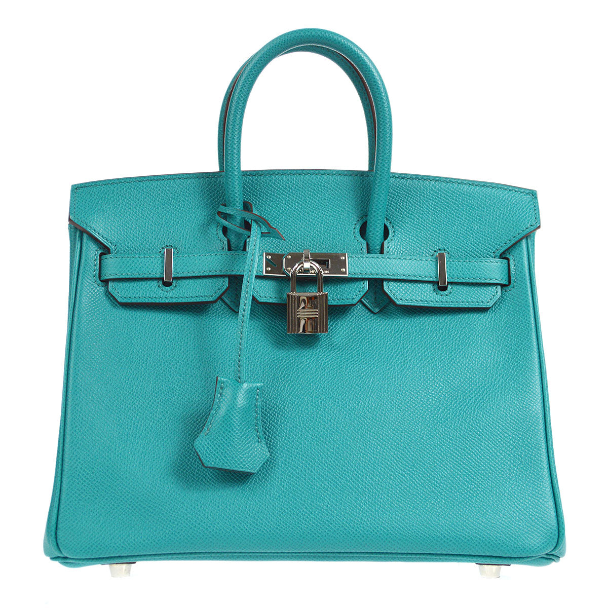 BIRKIN 25 Blue Paon Veau Epsom Kilta bags