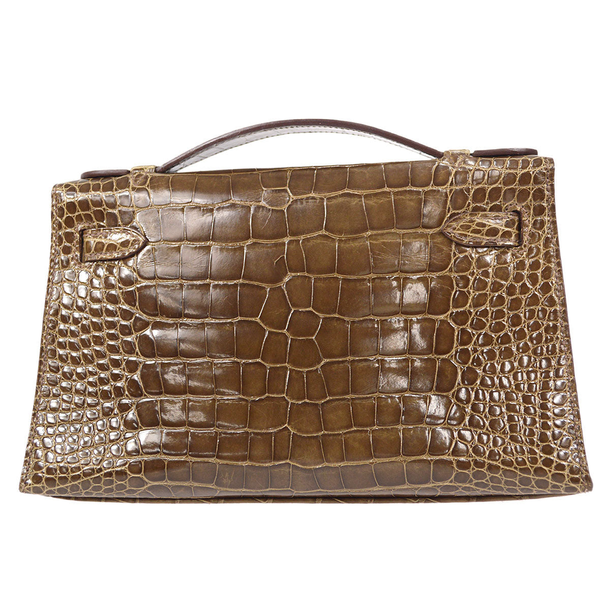 KELLY POCHETTE Gris Elephant Alligator Kilta bags