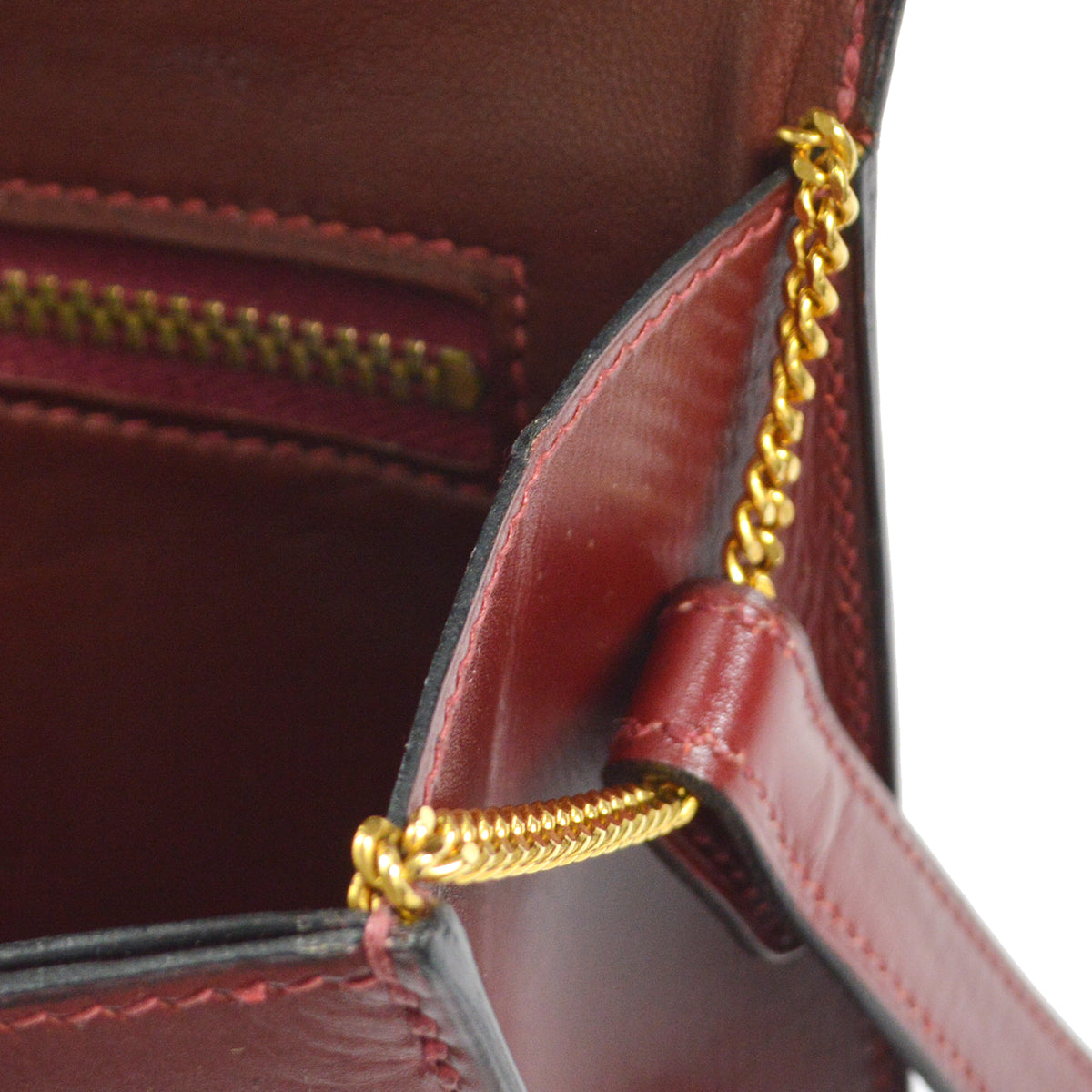 Lydie Shoulder Bag Rouge H Box Calf - sneakerlandnet