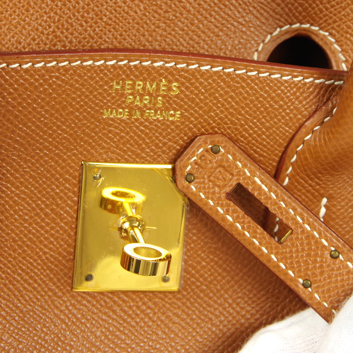 BIRKIN 30 Handbag Gold Courchevel Kilta bags