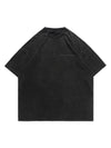 Sneakerhill Washed Letter Print T-shirt