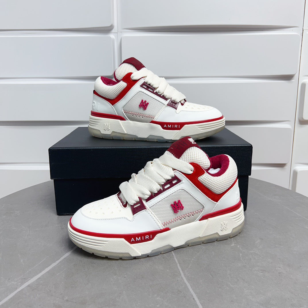 AMR MA-1  White and Red Sneakers-133 - sneakerhillcom