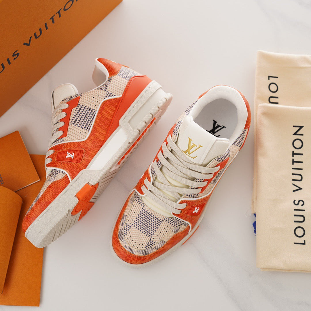 LUV Trainer Orange Sneakers-105 - sneakerhillcom