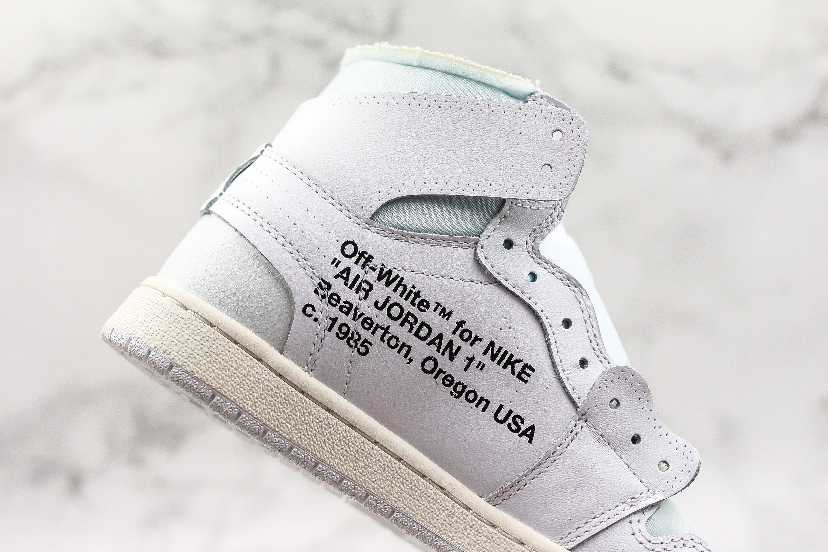 Custom Air Jordan 1 OFF-W High Q ( Customs And Box ), Jordan 1 Sneakers Active A12 sneakeronline