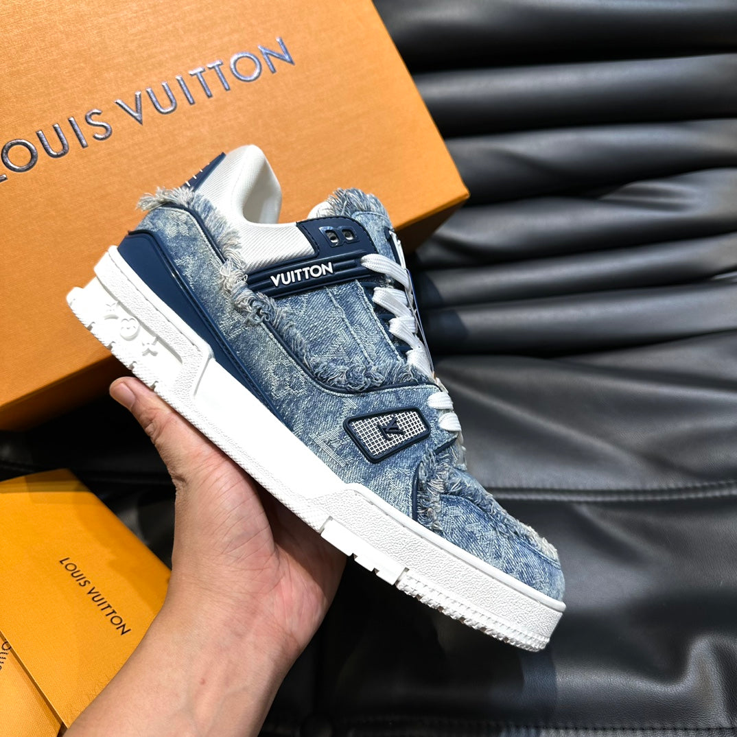 LUV Trainer Blue Denim Sneakers -070 - sneakerhillcom