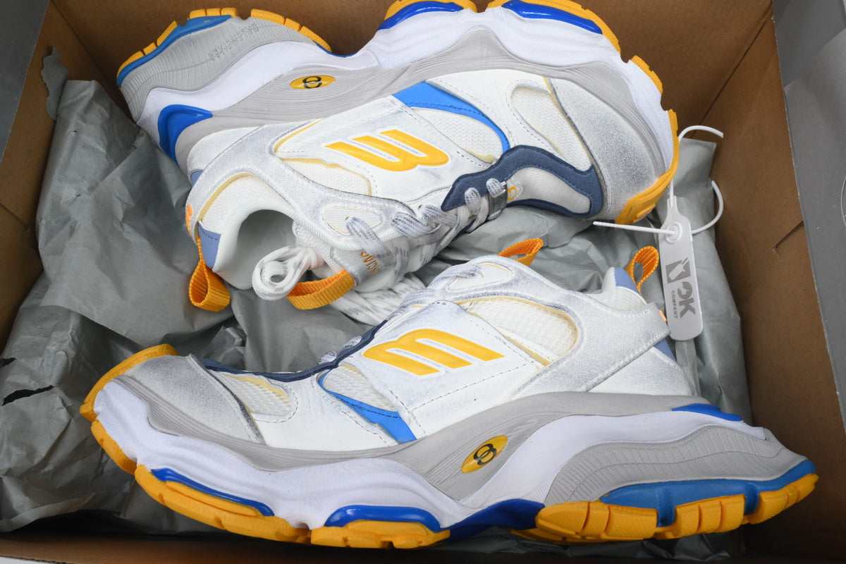 Custom BLCG White Blue Yellow Sneaker W2MV1 sneakerland