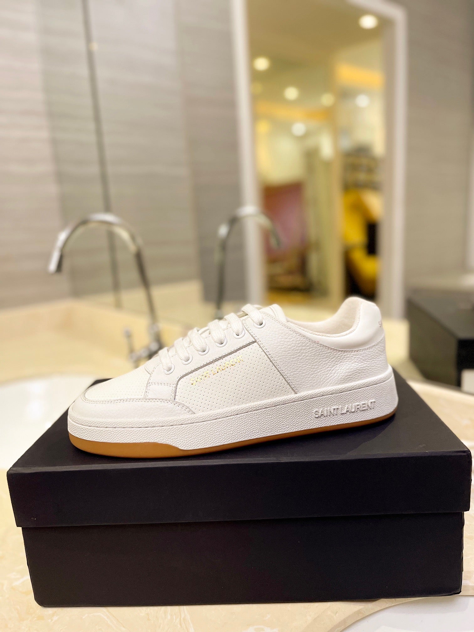 VSL White Leather Sneakers-170 - sneakerhillcom