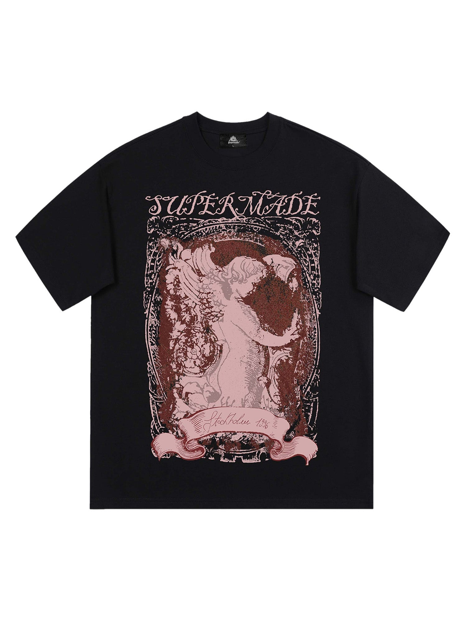 Sneakerhill Mottled Angel Street Hip-Hop T-shirt - 2129 SP240807B5ST