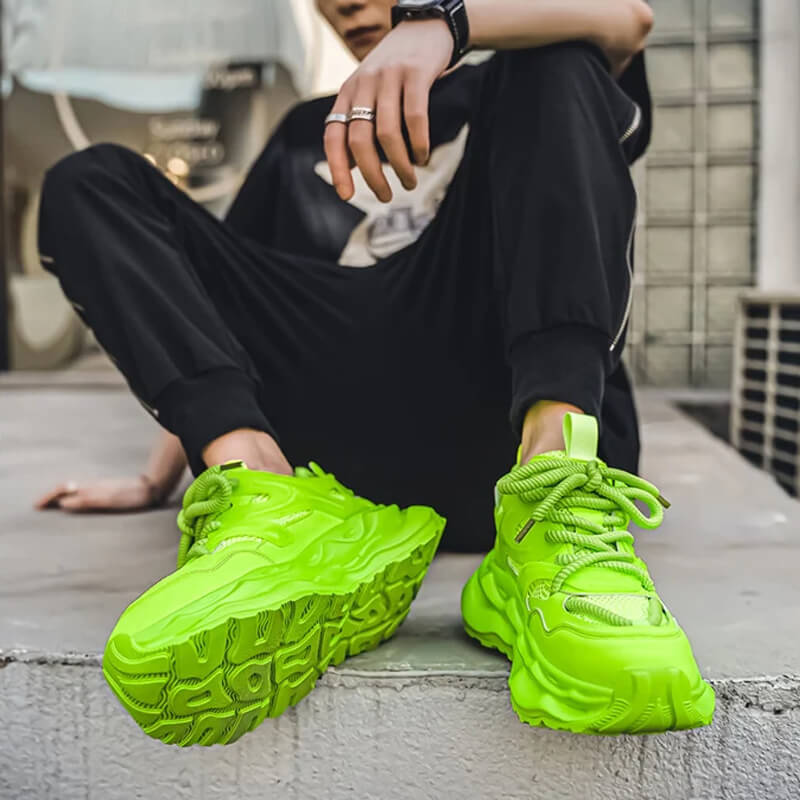 Chunky Sneakers Velzard Glow ugly shoes 2024 - sneakerhillcom