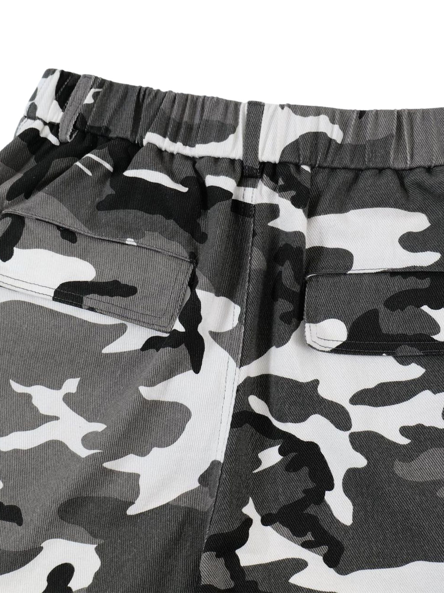 Sneakerhill American High Street Camouflage Workwear Casual Jorts