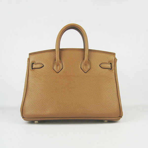 Birkin 25cm Handbag 6068 light coffee golden Kilta bags