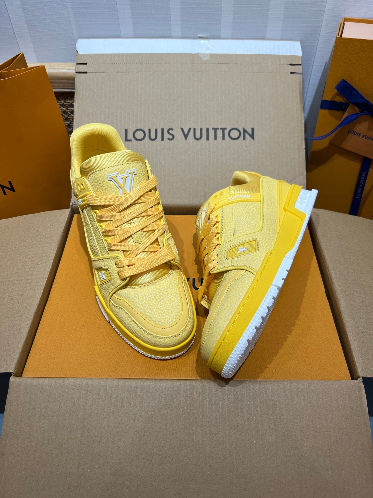 LUV Yellow Trainer Sneakers-080 - sneakerhillcom