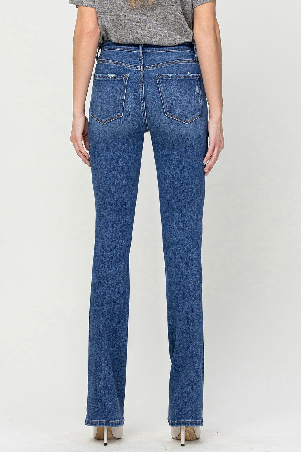 Vervet by Flying Monkey High Waist Bootcut Jeans Trendsi