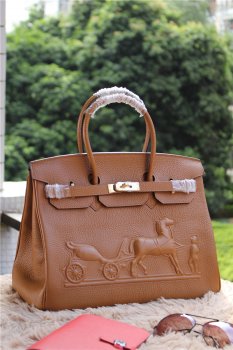 Birkin Horse Togo Leather Brown 35cm Kilta bags