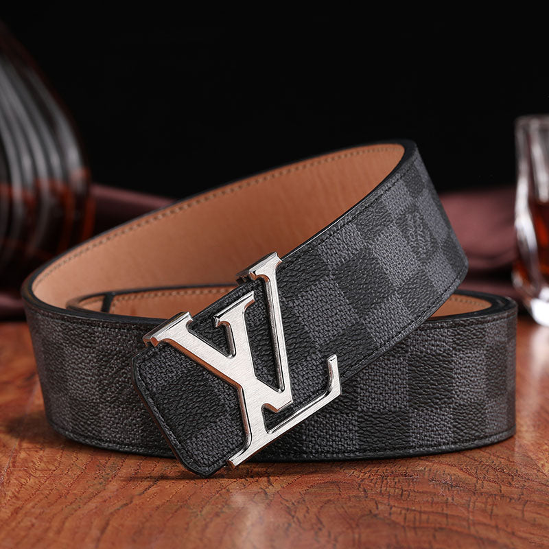 Sneakerhill - Monogram Belt Grey - sneakerhillcom