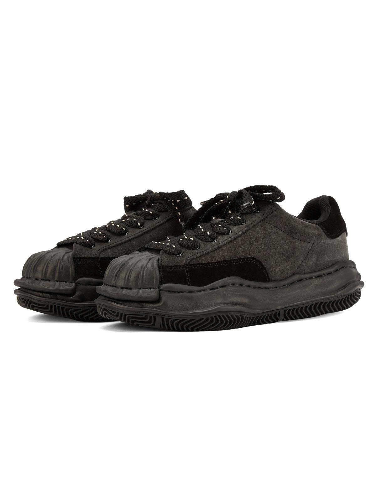 Sneakerhub Black Retro Washed Street Rap Sneakers - 2059 - Tntwear