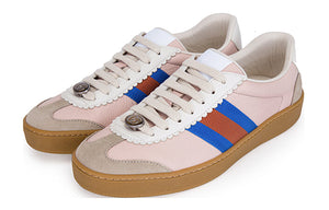 (WMNS) GUCCI G74 Web Casual Shoes Pink Blue 624484-0PV20-9561 - sneakerlandnet