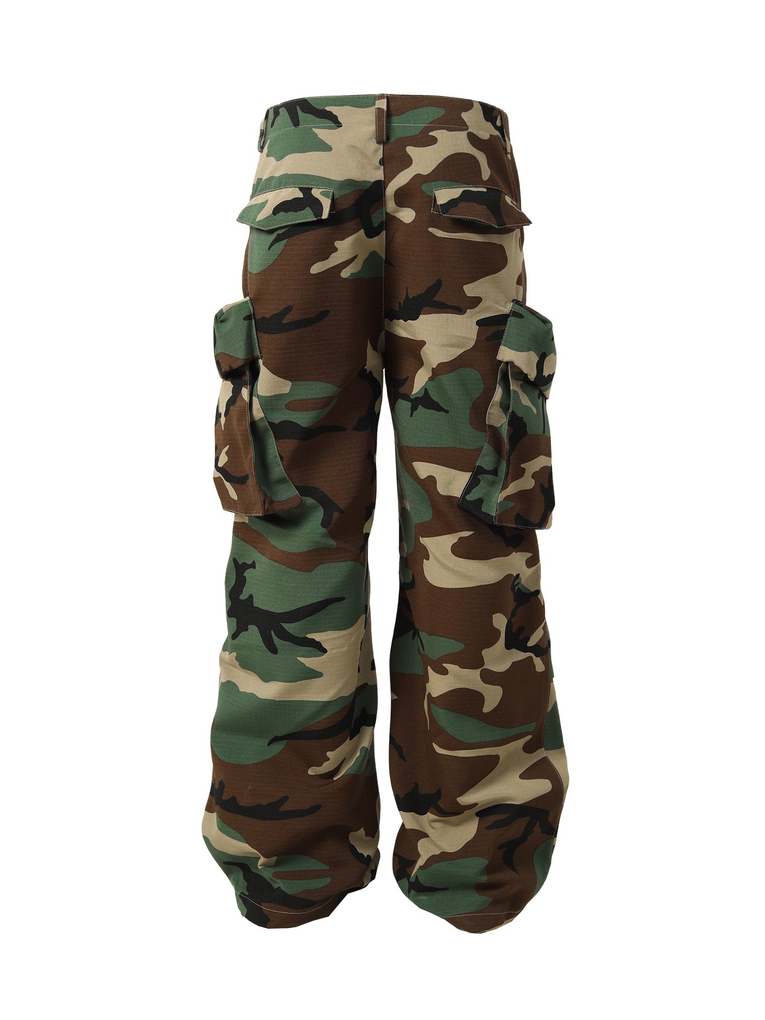 Sneakerhill High Street Badge Camouflage Multi-Pocket Pants SP240828P8ID