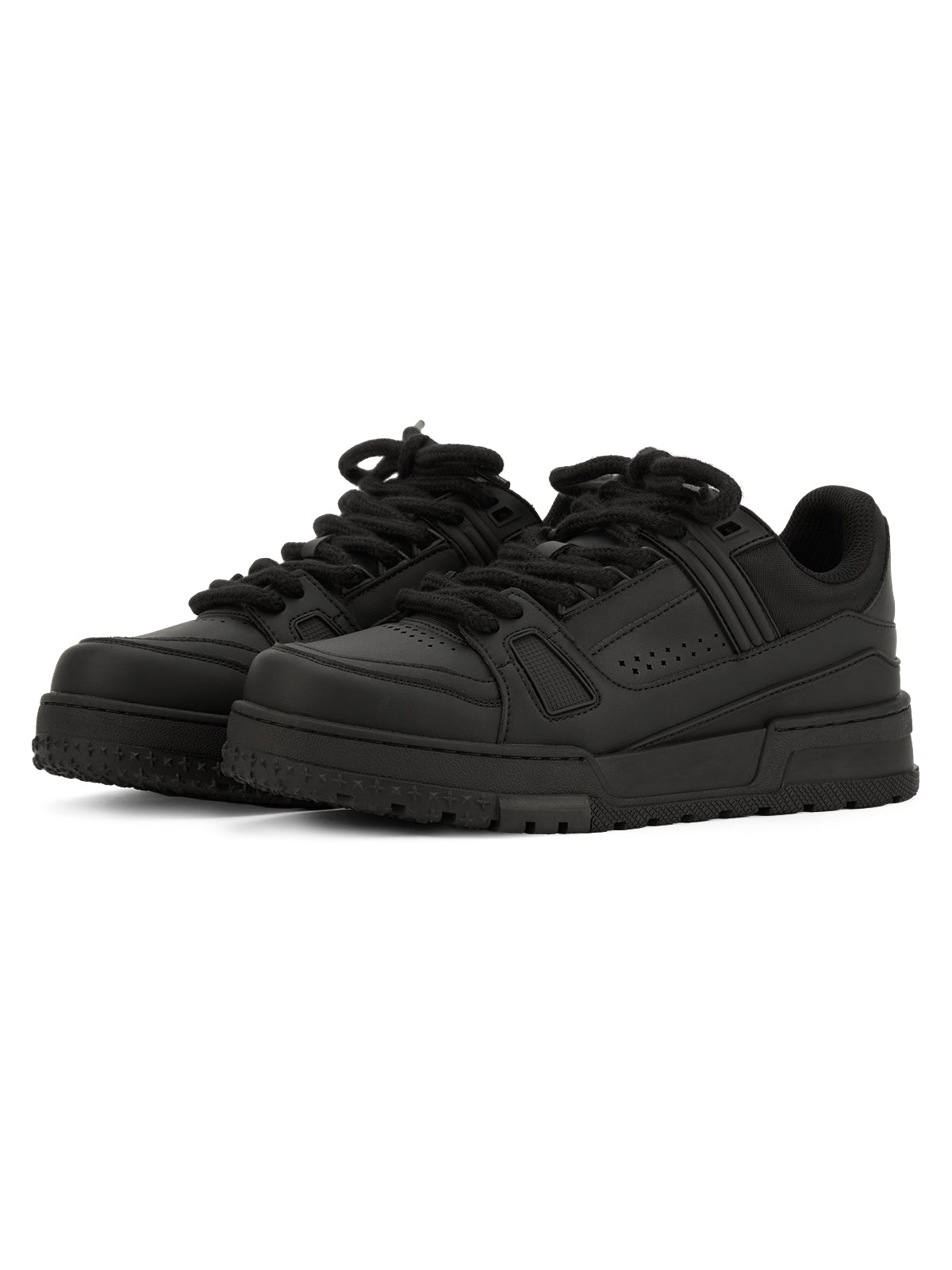 Sneakerhill Black Warrior Street Rap Sneakers - sneakerhillcom