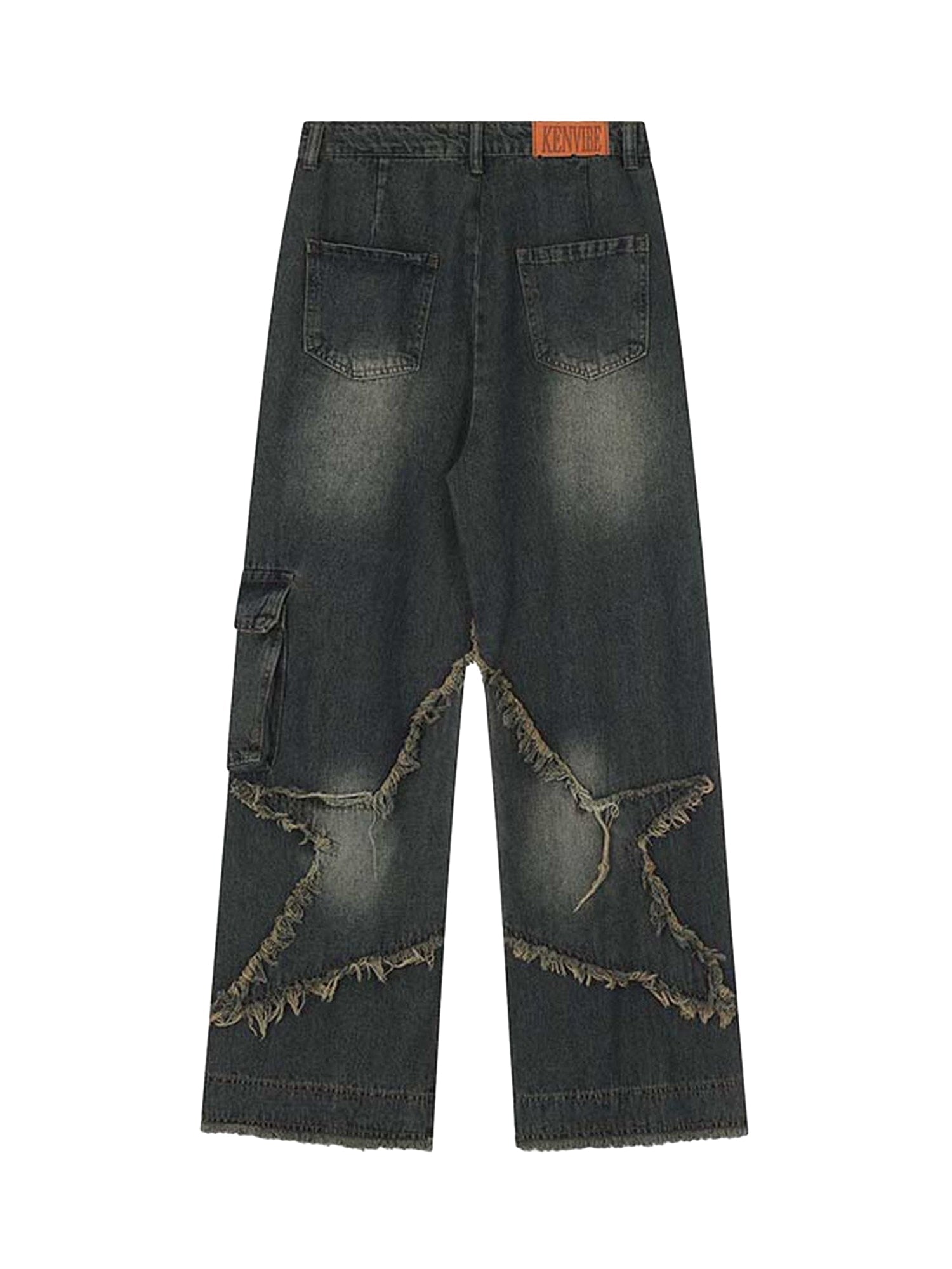 Sneakerhill Patch Embroidered Straight-leg Jeans - 1572 SP230310W06P