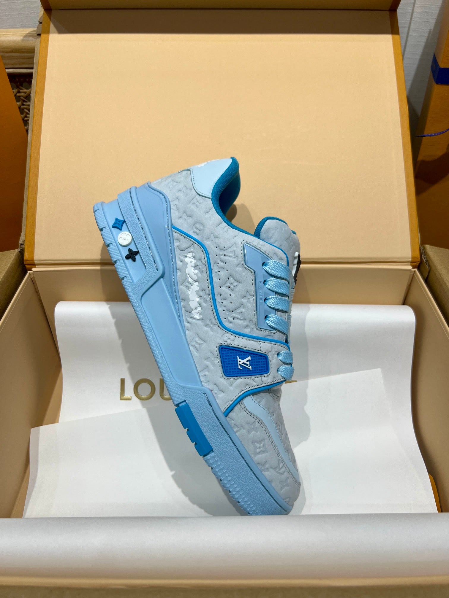 LUV Blue Trainer Sneakers-078 - sneakerhillcom