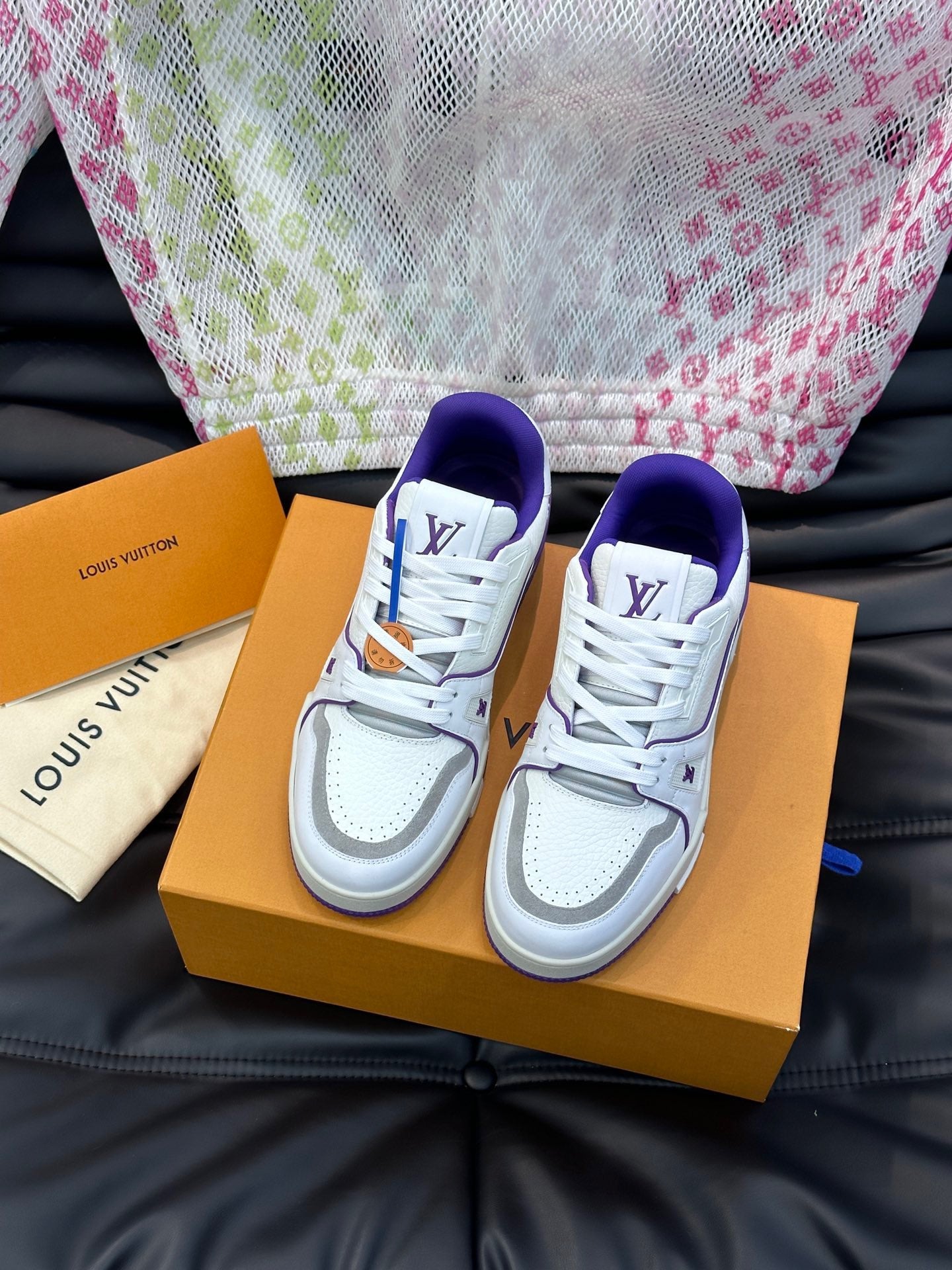 LUV Women's Purple and White Trainer  Sneakers-096 - sneakerhillcom