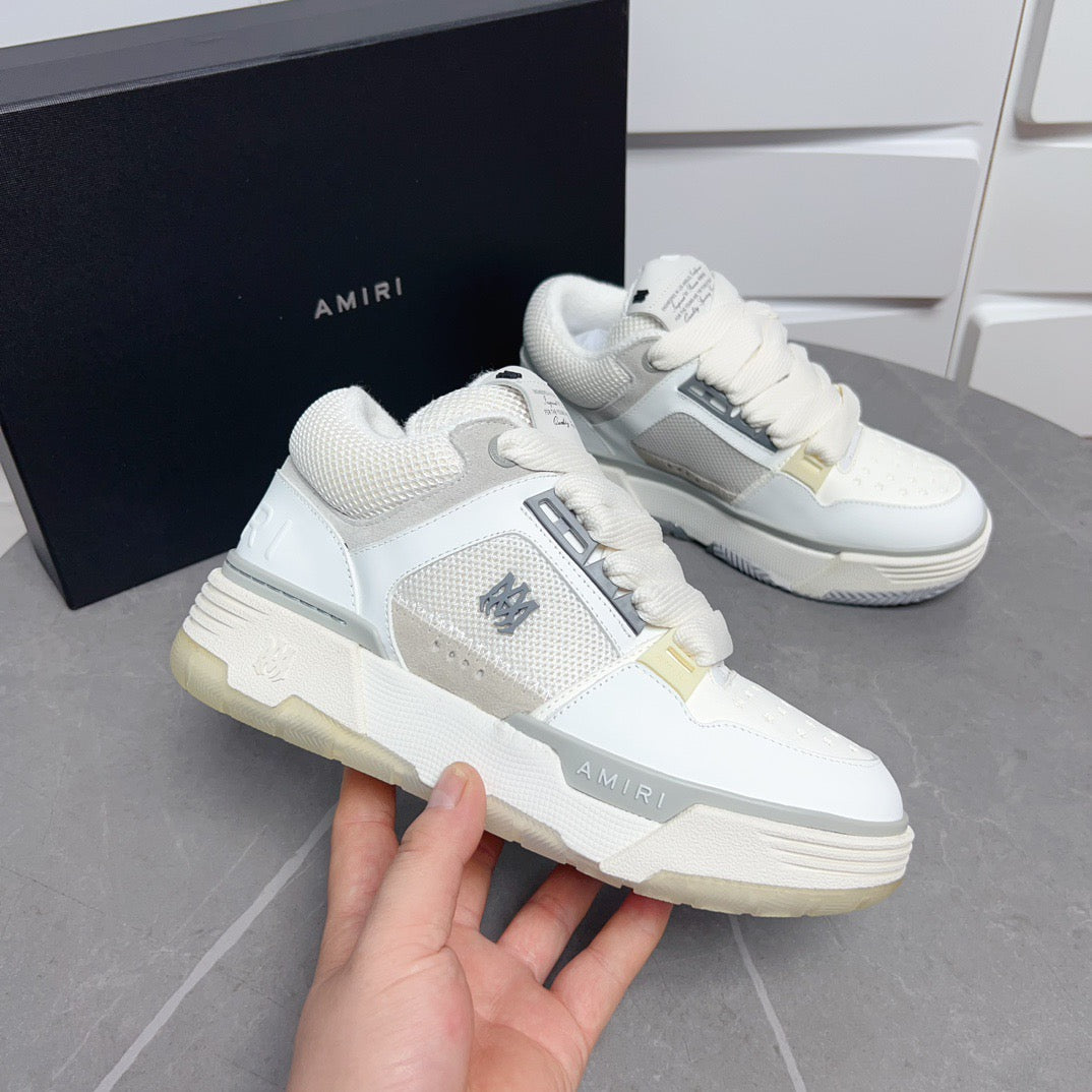 AMR MA-1 White and Grey Sneakers-130 - sneakerhillcom