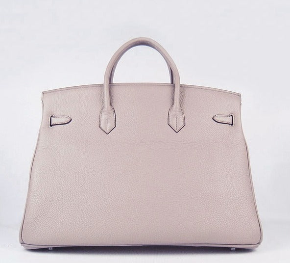 Birkin 35cm Togo Leather Handbags 6099 Grey Silver Kilta bags